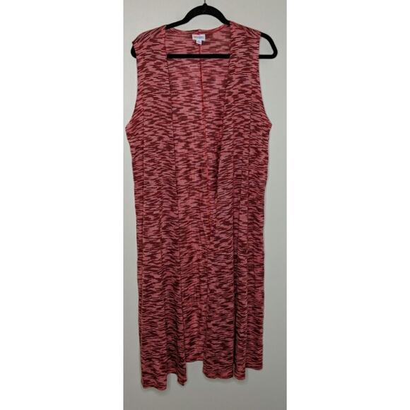 LuLaRoe Spacedye Joy Vest - Size L - GUC - Picture 1 of 6